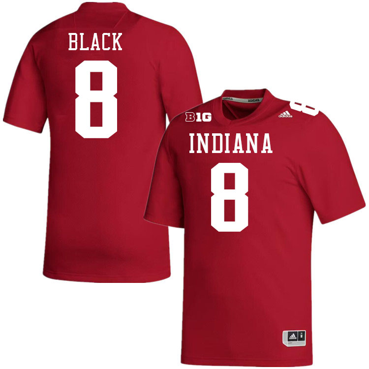 #8 Kaelon Black Indiana Hoosiers Football Jeresys College Apparels,Uniforms Stitched-Crimson